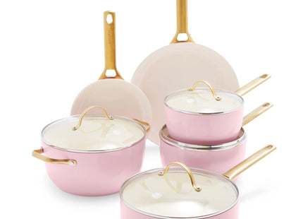 Pannenset 10-delig 'Padova Blush Pink'