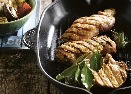 Grillpan Vierkant 26x26cm Grillit® 'Mat Zwart'