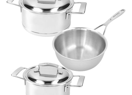 Pannenset 3-delig 'Silver 7'