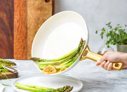 Pannenset 10-delig 'Padova Cream White'