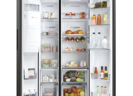 Haier Amerikaanse koelkast HSW59F18EIPT - Zwart