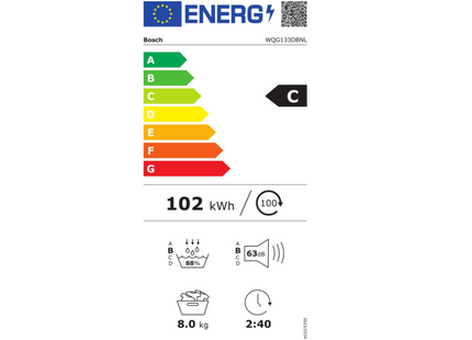 Bosch WQG133DBNL Serie 6 - Warmtepompdroger