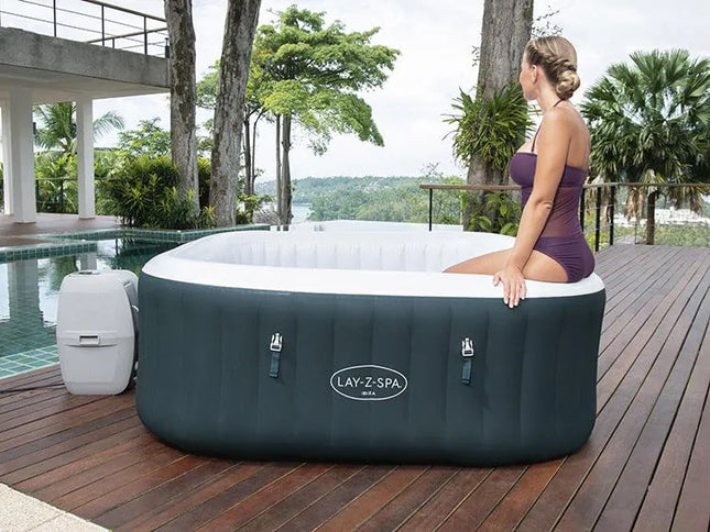 Lay-Z-Spa Ibiza AirJet opblaasbare spa, 6 persoons