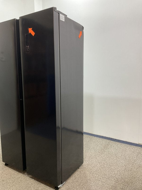 Exquisit Amerikaanse koelkast CDJ445-040EB - Zwart