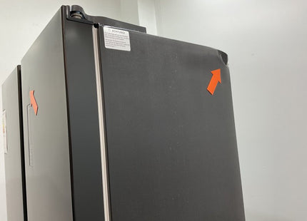 Exquisit Amerikaanse koelkast CDJ445-040EB - Zwart
