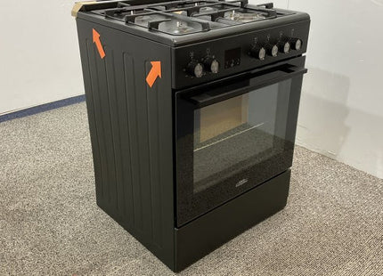Everglades gasfornuis EVCK6020 - Mat Zwart - 60cm