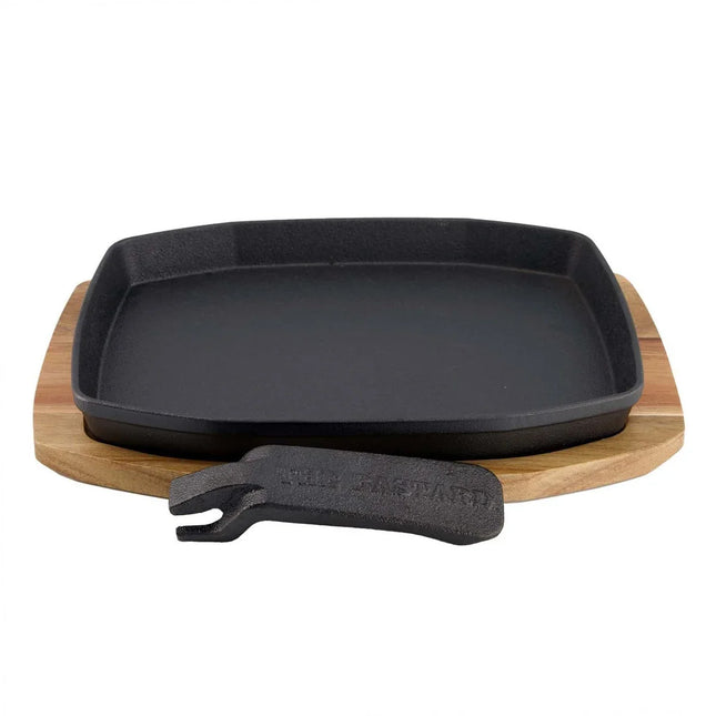 Sizzling plate & Holder 21x28 cm