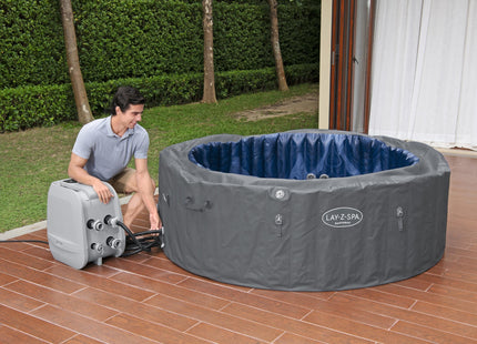 Lay-Z Spa Santorini HydroJet Pro opblaasbare spa - 7 persoons