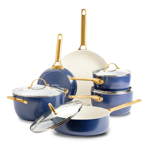 Pannenset 10-delig 'Padova Oxford Blue'