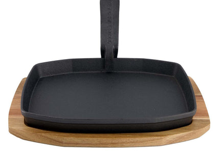 Sizzling plate & Holder 21x28 cm