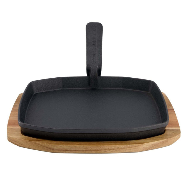 Sizzling plate & Holder 21x28 cm
