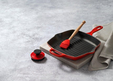 Grillpan Vierkant 26x26cm Grillit® 'Kersenrood'