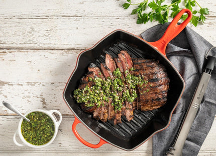Grillpan Vierkant 26x26cm Grillit® 'Oranjerood'