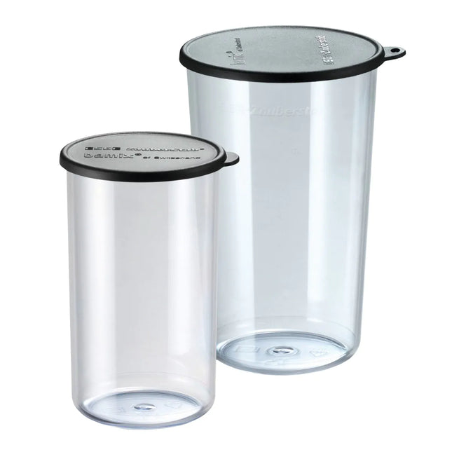 Bekerset 400 & 600ml met deksels