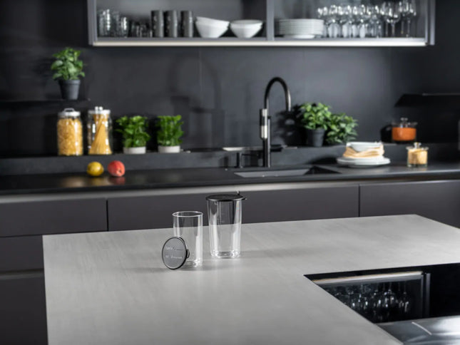 Bekerset 400 & 600ml met deksels