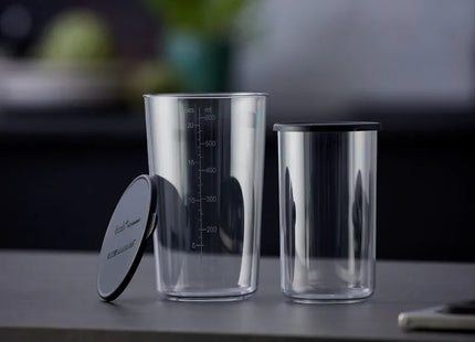 Bekerset 400 & 600ml met deksels
