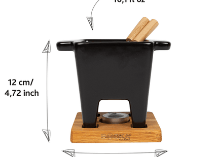 Tapas Fondue 'Nero' 300 ml