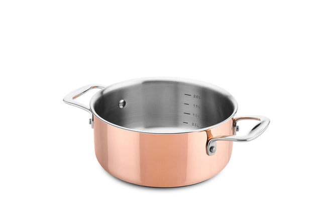 Koperen Pannenset Small 6-delig