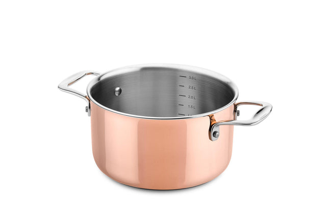 Koperen Pannenset 5-delig