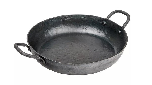 Koekenpan Carbon steel met 2 Handvatten