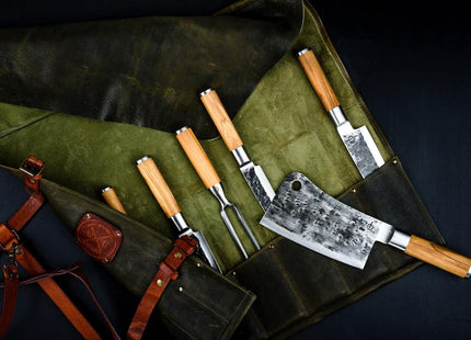 Cleaver 25,5cm Olive + Gratis hoes