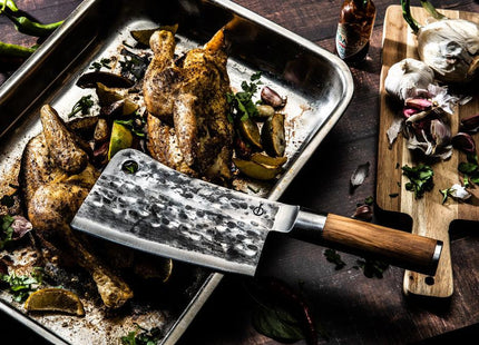 Cleaver 25,5cm Olive + Gratis hoes