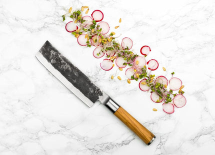 Hakbijl 17cm Olive + Gratis hoes