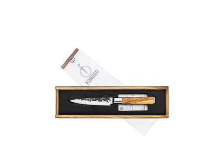 Universeelmes 12cm Olive + Gratis hoes