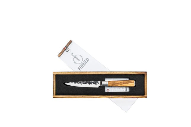 Universeelmes 12cm Olive + Gratis hoes