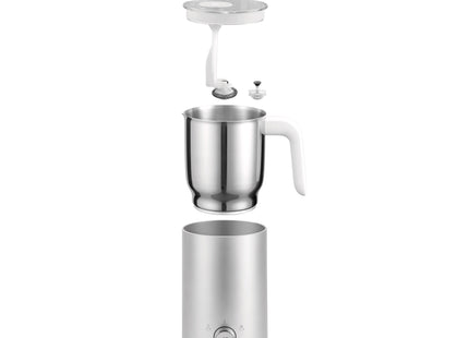Melkopschuimer Zilver 200ml warm / 400ml koud 'Enfinigy'