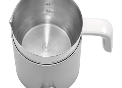 Melkopschuimer Zilver 200ml warm / 400ml koud 'Enfinigy'
