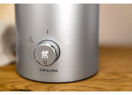 Melkopschuimer Zilver 200ml warm / 400ml koud 'Enfinigy'