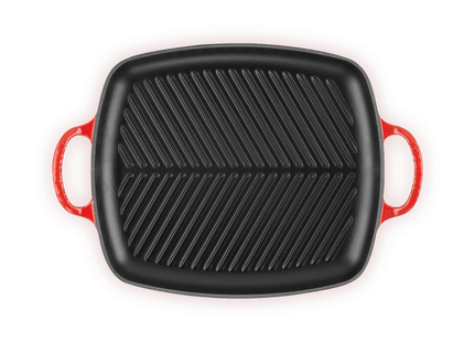 Grillplaat rechthoek 'Kersenrood'