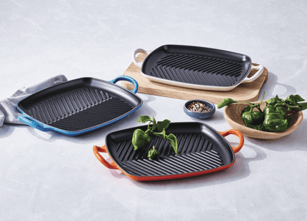 Grillplaat rechthoek 'Mat zwart'