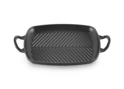 Grillplaat rechthoek 'Mat zwart'