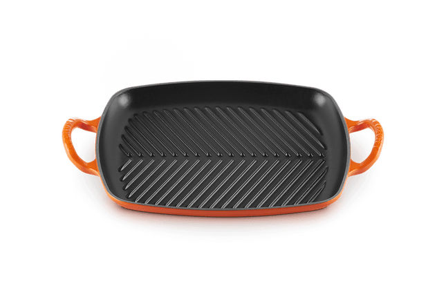 Grillplaat rechthoek 'Oranjerood'