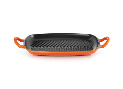 Grillplaat rechthoek 'Oranjerood'
