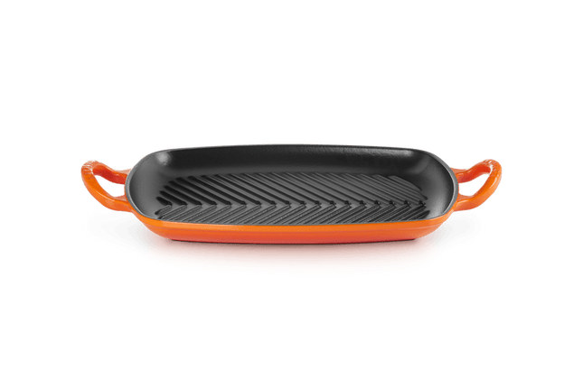 Grillplaat rechthoek 'Oranjerood'