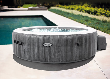 Intex PureSpa Greywood Deluxe opblaasbare spa, 6 persoons