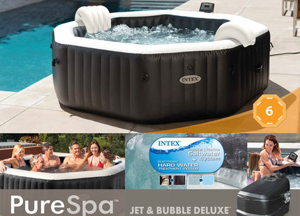 Intex Pure Spa Jet & Bubble Deluxe opblaasbare spa - 6 persoons