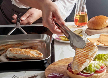Grillpan Ø28cm + gratis tang 'Specialties 5'