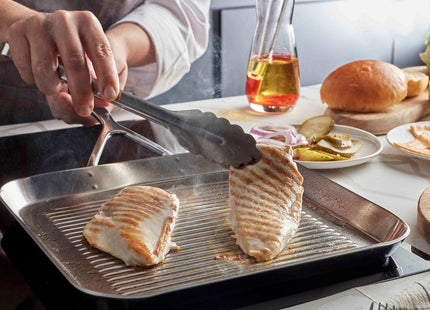 Grillpan Ø28cm + gratis tang 'Specialties 5'