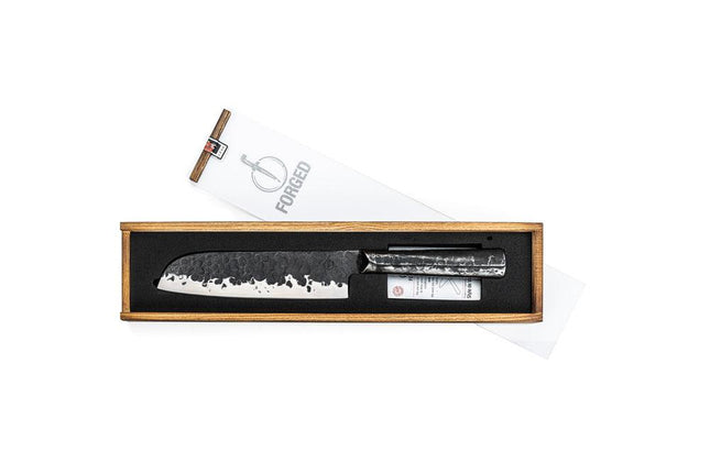 Santokumes 18cm 'Brute' + Gratis hoes