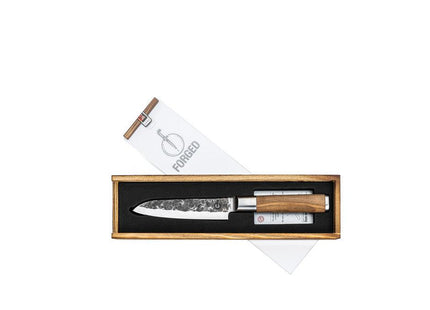 Santokumes 14cm 'Olive' + Gratis hoes