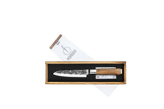 Santokumes 14cm 'Olive' + Gratis hoes