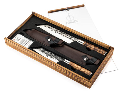 Bunka Messenset VG10 met lederen hoezen