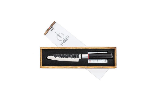 Santokumes 14cm 'Sebra' + Gratis hoes