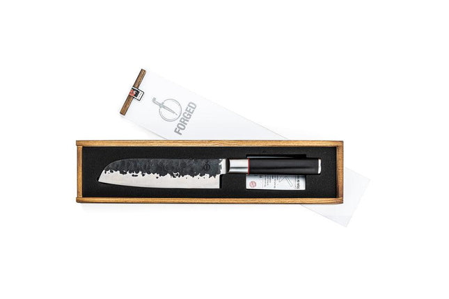 Santokumes 18cm 'Sebra' + Gratis hoes