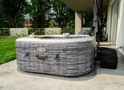 Intex Pure Spa Greystone Deluxe opblaasbare spa - 6 persoons