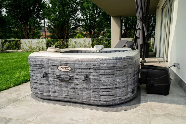 Intex Pure Spa Greystone Deluxe opblaasbare spa - 6 persoons
